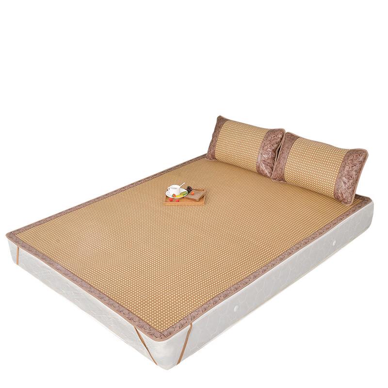 Rattan and Ice Silk Cooling Mat Set