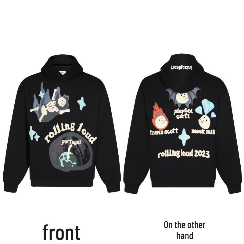 American Trendy BROKEN PLANET MARKET Fleece-lined Hoodie for Men & Women - Autumn/Winter Collection