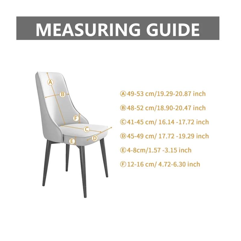 

Curved Small Armchair Covers Velvet Dining Room Chair Cover Removable Stretch Seat Slipcovers for Wedding Banquet Kitchen