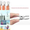 Practical And Functional 20x Stainless Steel Laundry Clips For Securely Holding Wet Clothes And Small Items