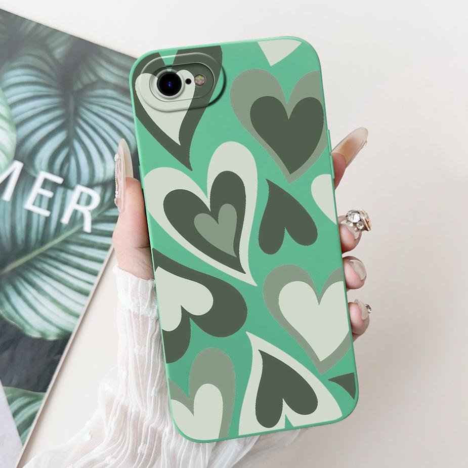 

For Apple iPhone SE 2022 Case Cute Cat Grid Pattern Cover Shockproof Soft TPU Phone Case For iPhone SE 2020 iPhoneSE 2022 Bumper iPhone SE 2022