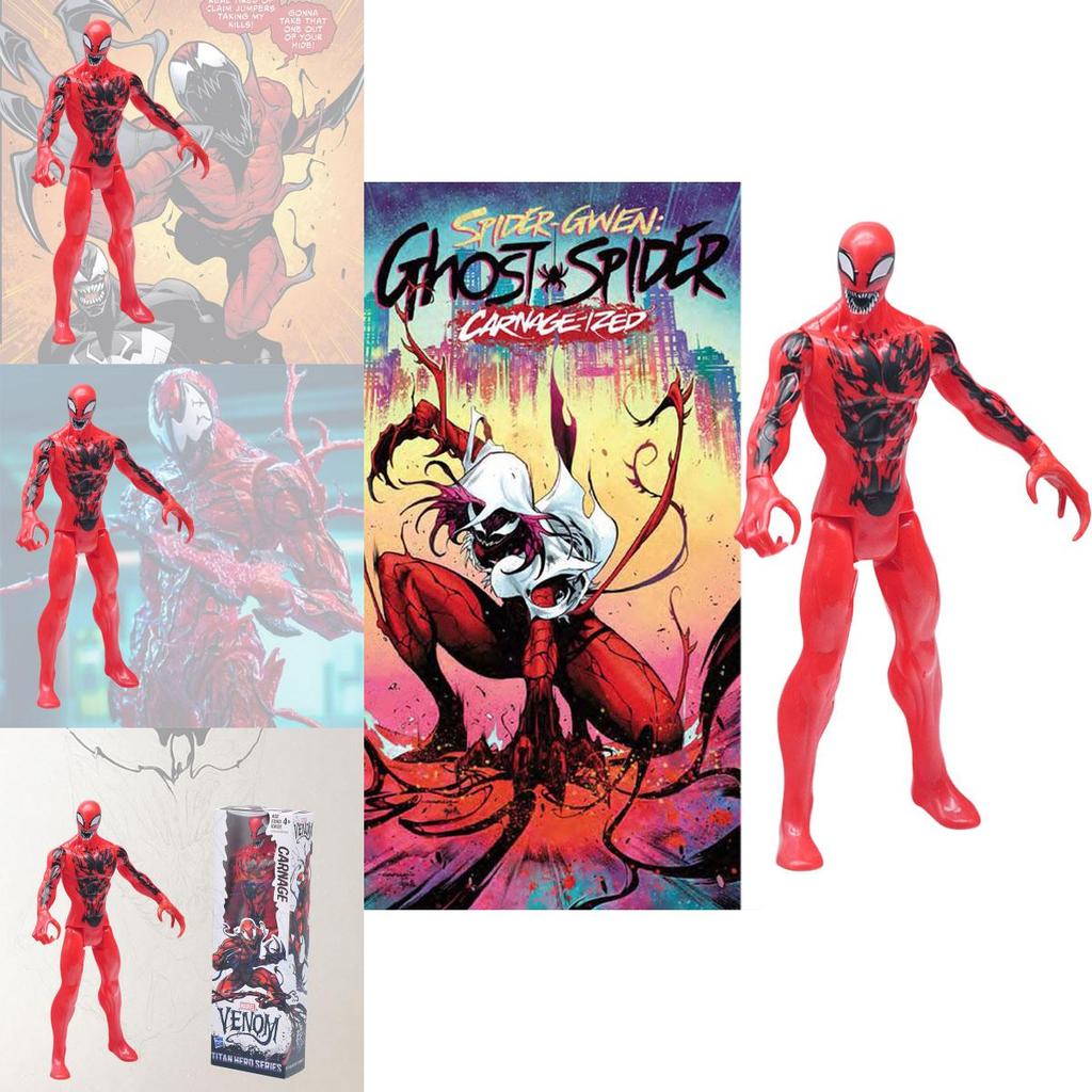 Marvel Venom Spider-man Massacre 12-inch Posable Action Figure Toy Gift