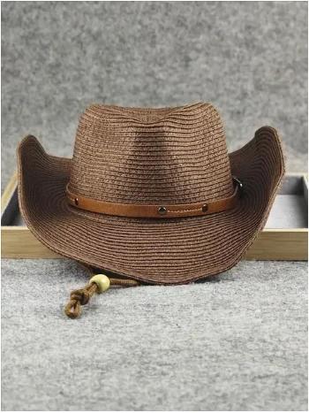 Big Size 62cm Cowboy Hat for Men Women New Foldable Summer Outdoor Beach Jazz Straw Hat UV Sun Protection Travel Fashion Sun Hat