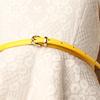 A Simple and Fashionable Candy-colored Decorative Small Belt for Ladies, Paired with A Dress, Coat, Sweater and Belt