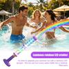 1/2/3/4Pcs Glowing Rainbow LED Water Sprayer, Light-up Water Sprinkler with Colorful Lights, Water Sprayer Tube Toy for Outdoor Summer Pool Party