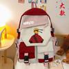 Anime-Themed Lightweight Backpack Teens Students 20-35L Capacity Fits 15-inch Laptop Nylon With Character Print Unisex