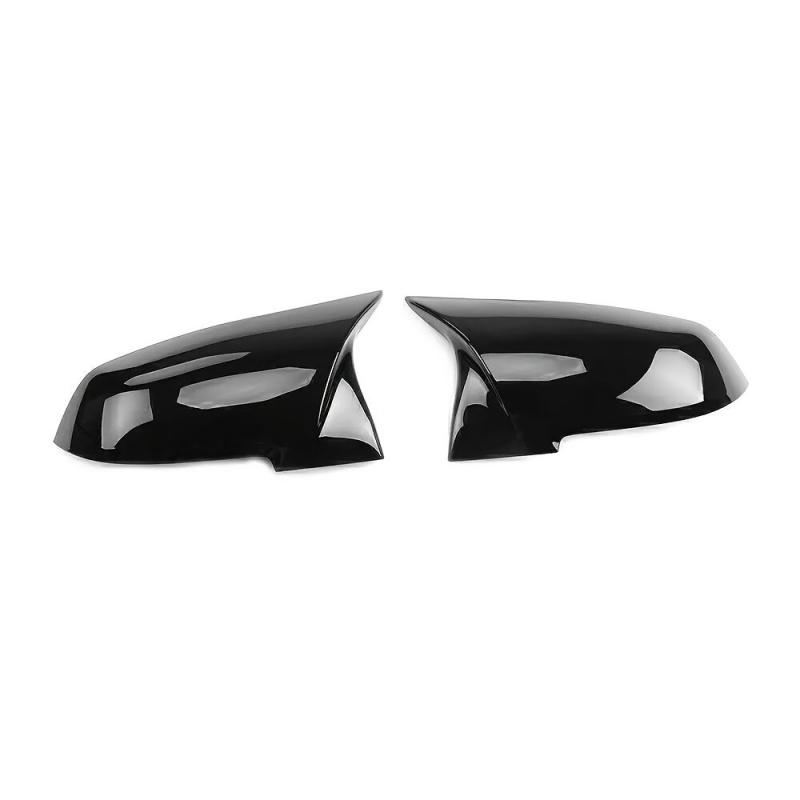 2pcsSuitable for Bmw1234DepartmentX1/F30Replaceable material versionABSHorn-style BMW rearview mirror Glossy black version