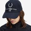 FRED PERRY Monogram Microfiber Cap - Navy/Snow White Cfpu2531299-267