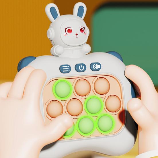 Push Bubble Game With Lanyard Light Up 4 Modes Handheld Funny Kids Adults