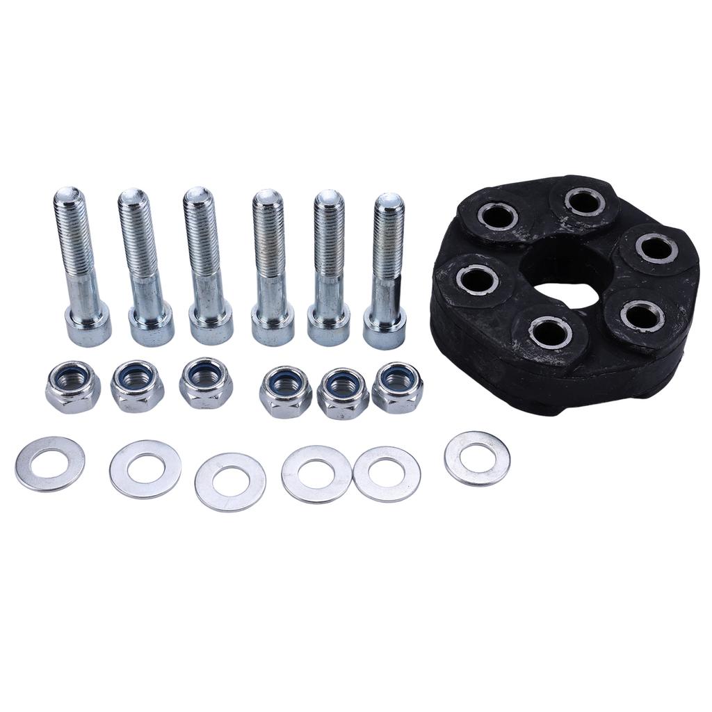 Black Driveshaft Rubber Bushings Kit  935-101, 1227410, 26111227410, 26111227869 for BMW 3 Series E36, E46, 5 Series E34, E39