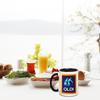 Innovative 350ml Ceramic Coffee Cup with Handle Funny Drinkware for Adults Suitable for Coffee Tea Milk Beverages