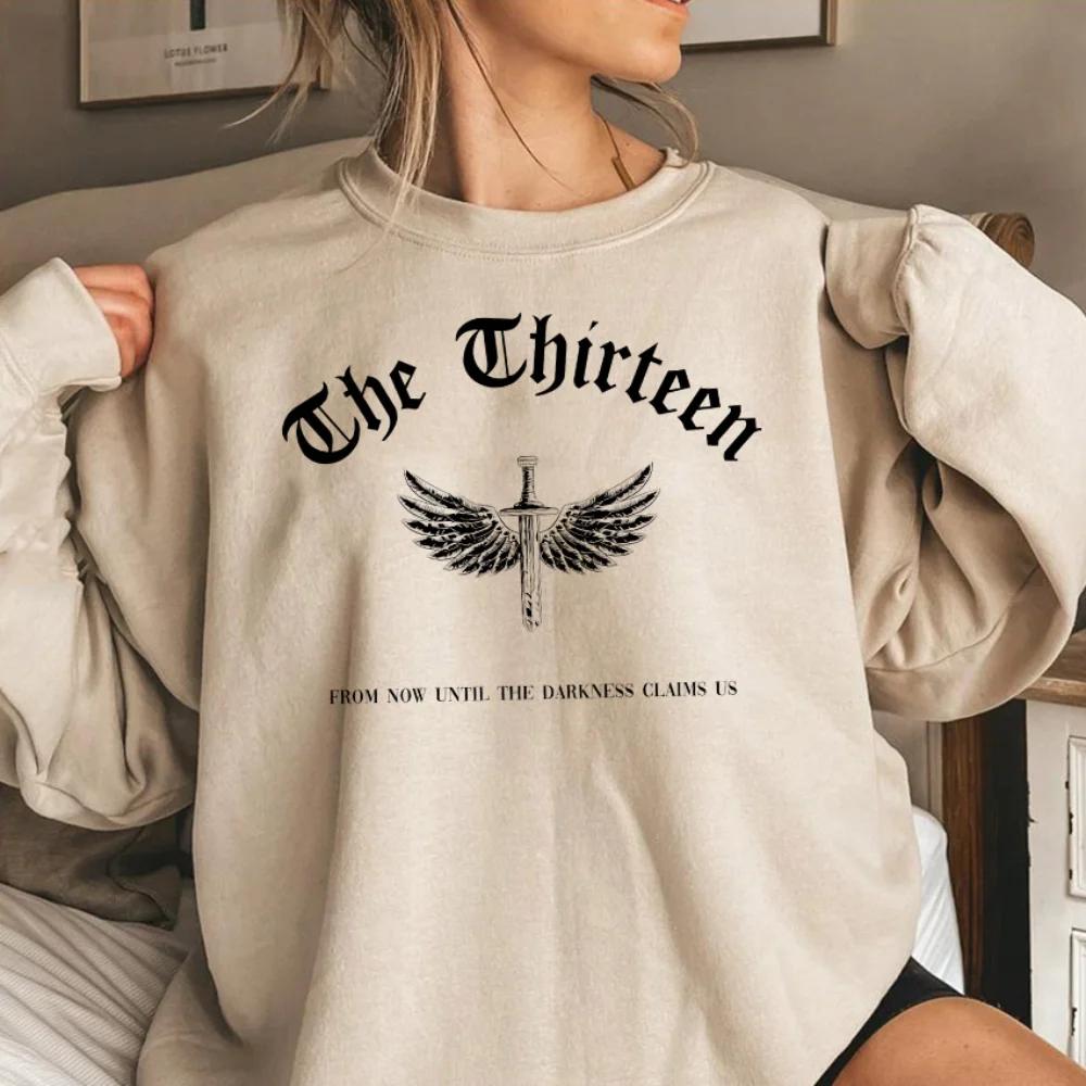 Vintage Throne of Glass Acotar Sweatshrit Night Court SJM The Thirteen Hoodie Court of Dreams Blackbeak Coven Rhysand Sweatshirt