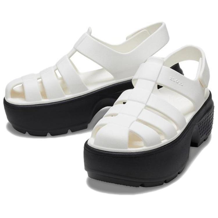 Crocs Stomp Fisherman Sandal Chalk Men Tenisky bílé 209938-0WV