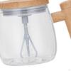 Mug - 400ml Electric Mixing Cup for Coffee Milk with Lid