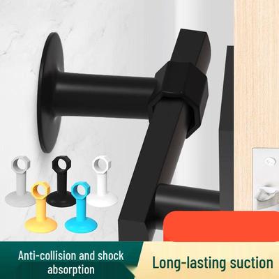 Punch-Free Silicone Door Stopper & Anti-Collision Pad