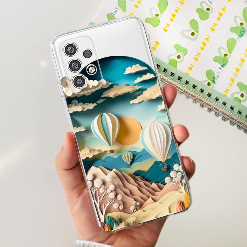 Für Samsung Galaxy A23 5G A23 4G Hülle Cartoon Astronaut Katze Weiche Silikon TPU Abdeckung Für Samsung A23 a23 6.6" Stoßstange Handyhülle