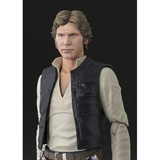 TAMASHII NATIONS S.H. Figuarts Star Wars Han Solo (A HOPE) Approximately 150mm ABS PVC Painted Movable Figure