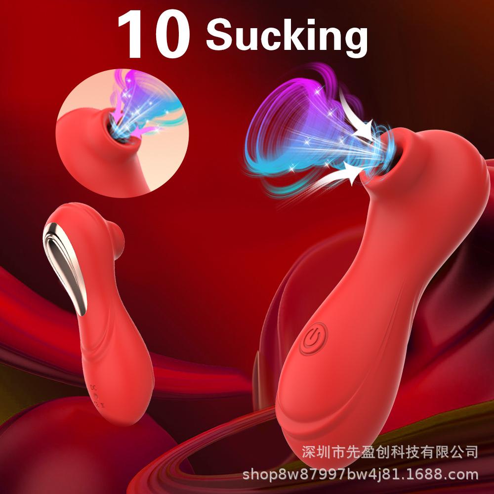 10-Speed Female Vibrator Suction G-Spot Stimulator
