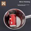 Jinyaoshi Stainless Steel Soup Ladle, Long Handle Water Scoop, Diameter 16cm, Handle Length 45cm, GK-SS450