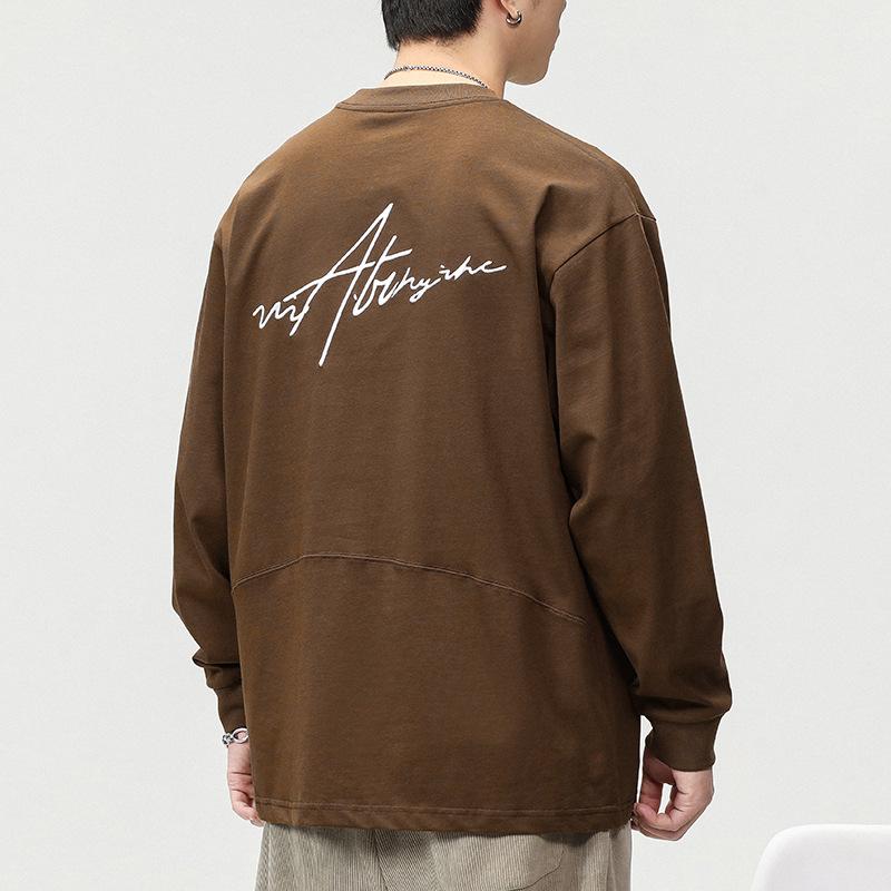 Осенне-зимний свитер с длинными рукавами из чистого хлопка с вышивкой — фото 5