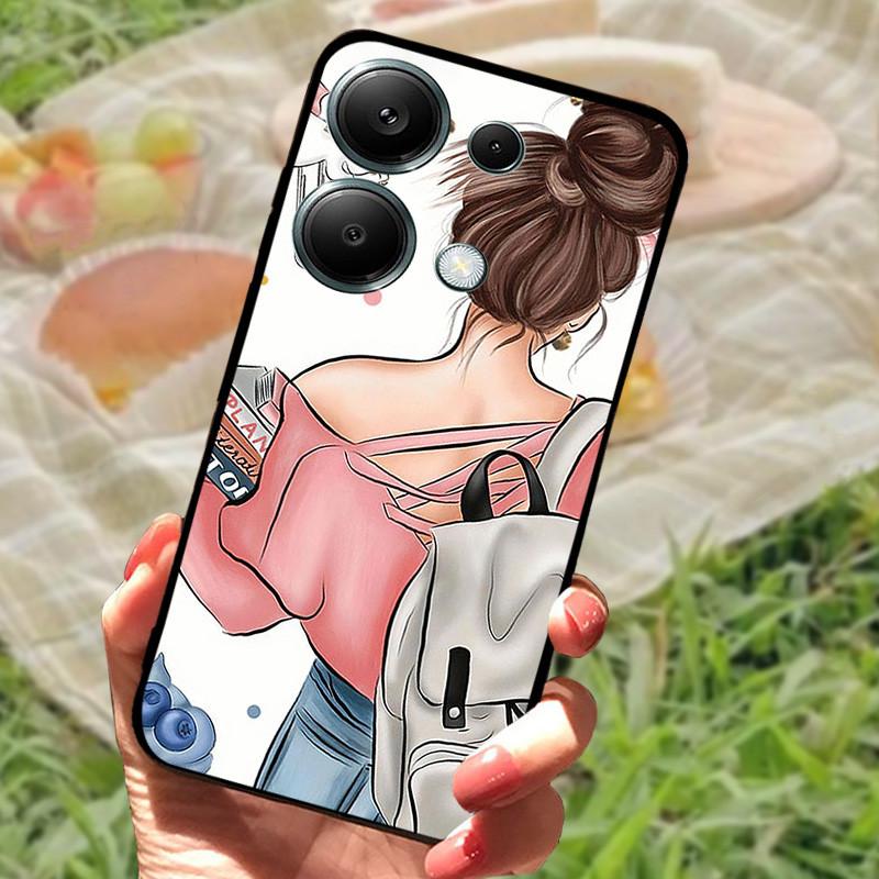 For Poco M6 Pro 4G Case Poco M6 4G Cover Silicone Soft Marble Bumper Coque for Xiaomi Poco F6 Redmi Turbo 3 5G Protective Fundas