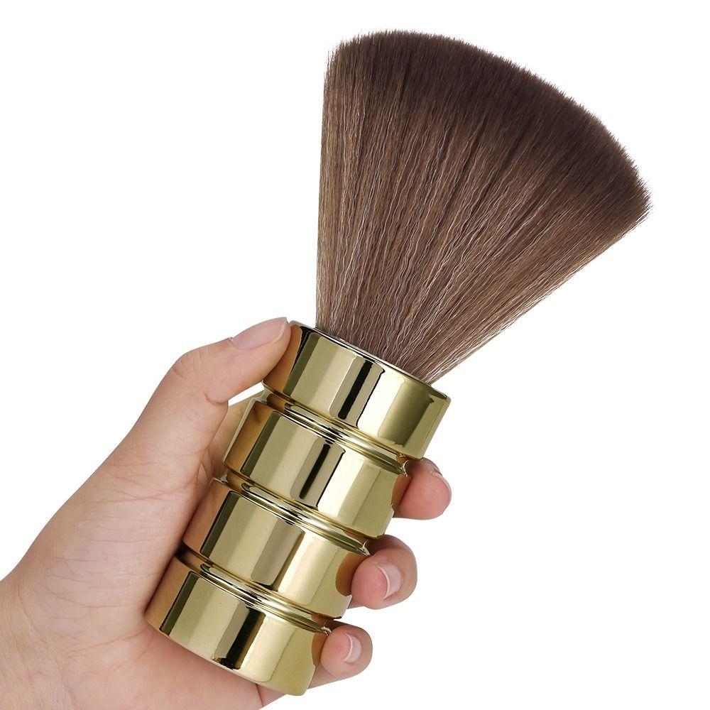 Duster Salon Hair Sweep Brush with Handle Hair Cutting Brush Durable Neck Duster Brush  Barber