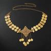 Blingbling Waist Belt Stylish Carved Floral Waist Chain Belt Elaborate Chain Belly Chain for Wedding Waist Chain