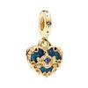 925 Silver   Princess Charm Pendant Fit  Bracelets DIY Women Jewelry Exquisite