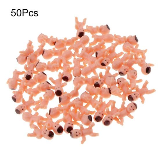 Plastic Babies Set for Baby Shower Games 1 Inch Mini Babies Figurines