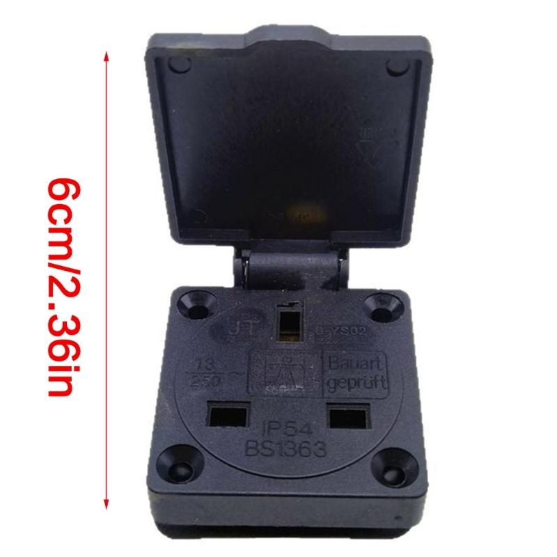 Electrical Wiring Receptacle Outlet Outdoor Industry Waterproof Socket Gasolines Generator Dustproof Outlet with Cover