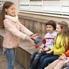 Handmade Crochet Wool Balls, 5pcs Colorful Knitted Hacky Sacks for Kids