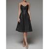 Spring Summer Women's Sexy Embroidered Sleeveless Strap Long Maxi Dress Evening Party Gown