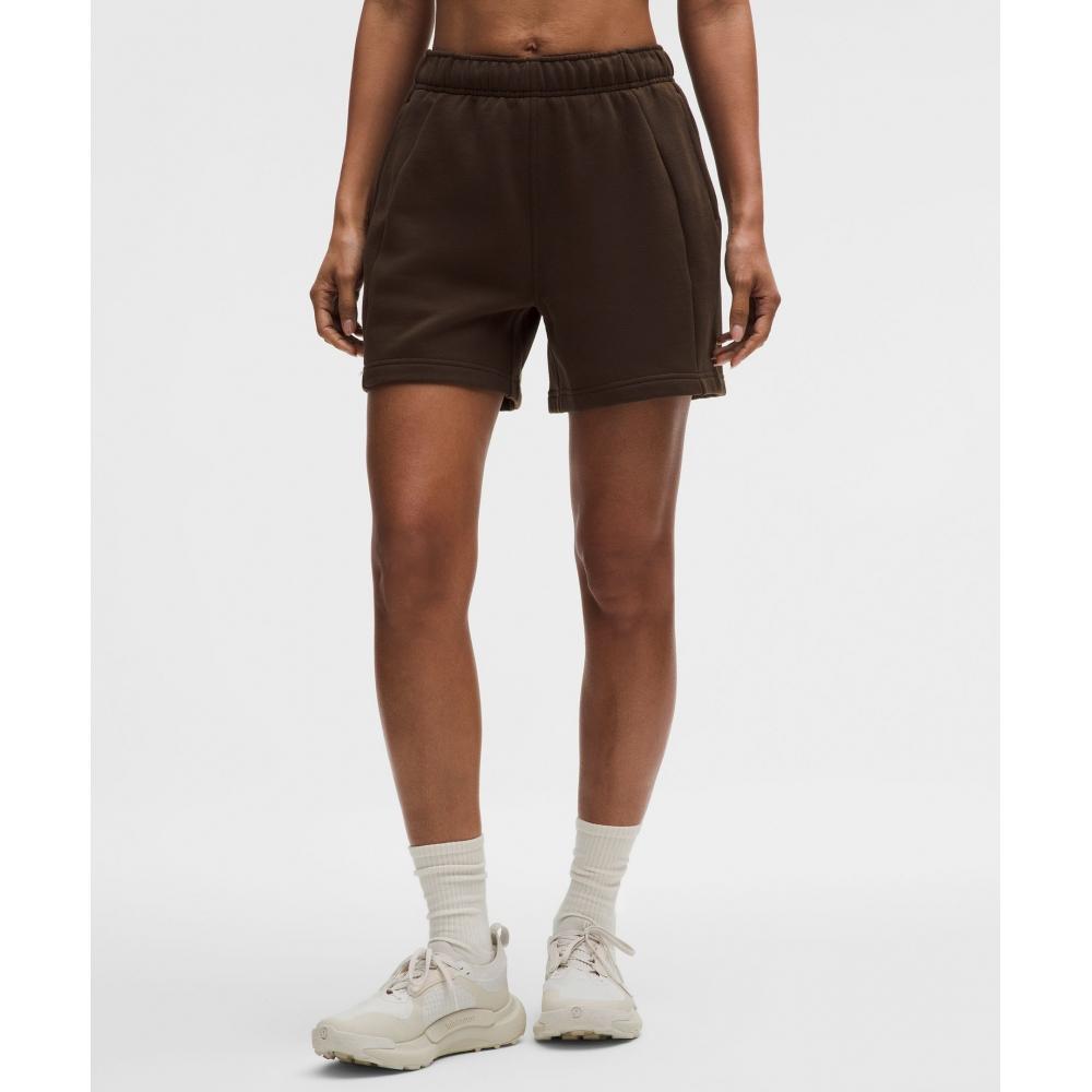 Lululemon Scuba High Rise Short 5  Walnut Crunch