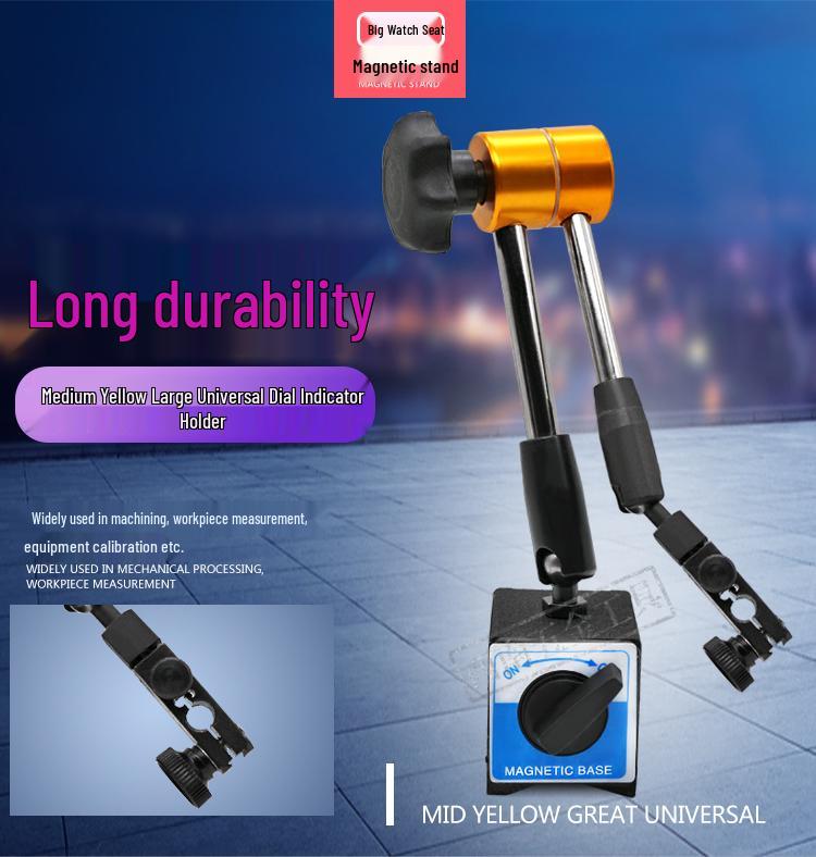 Universal Magnetic Dial Indicator Stand with Strong Magnetic Base