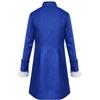 2021 European & American Men's Solid Color Steampunk Retro Stand Collar Coat