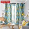 1PC Nuan Series 70-80% Blackout Curtains Nordic Style Diamond Patterned Curtains for Bedroom Living Room Balcony Window for Home Decor