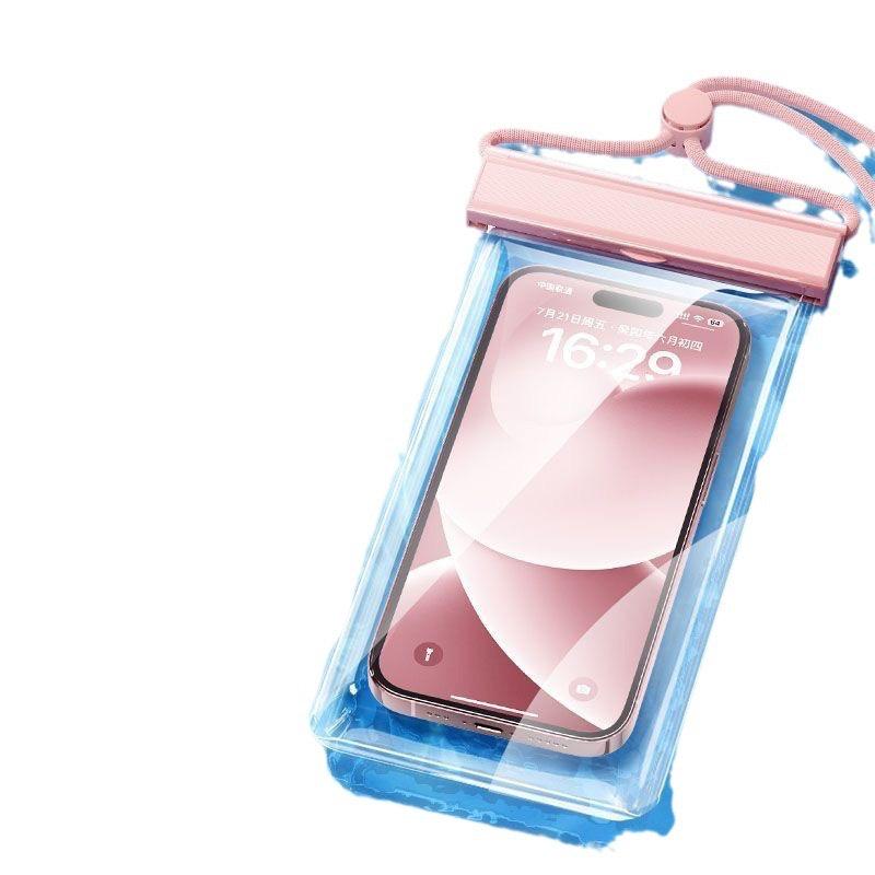 Waterproof Touchscreen Phone Pouch for Swimming, Diving, and Delivery Riders