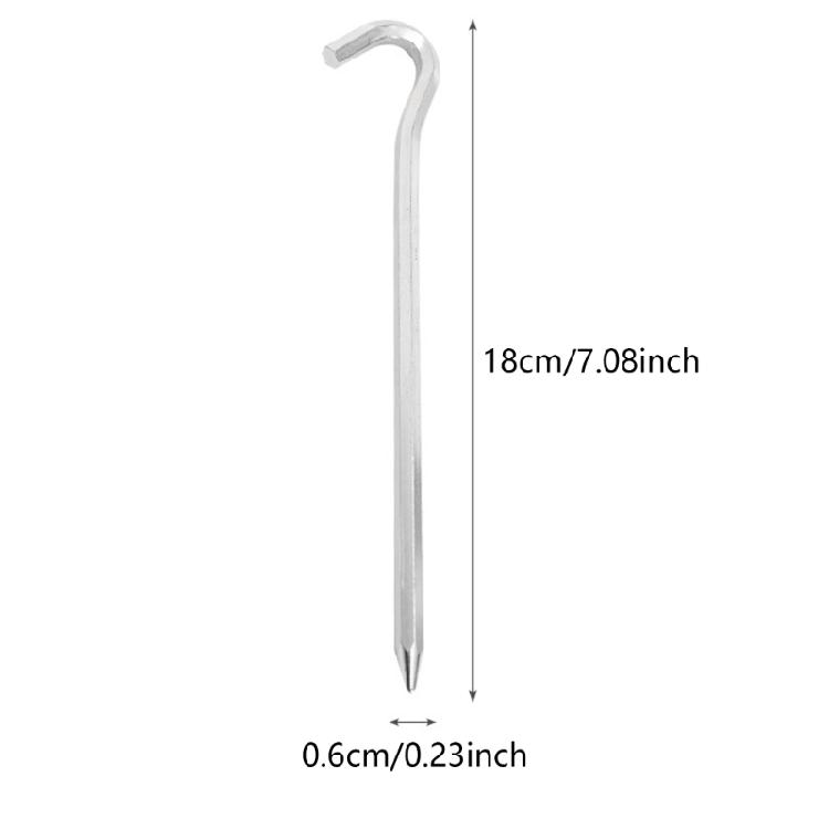20pack Outdoor Travel Camping Tarps Stakes Ground Stakes Organizers Tent Pegs for Reliable Tent Stability