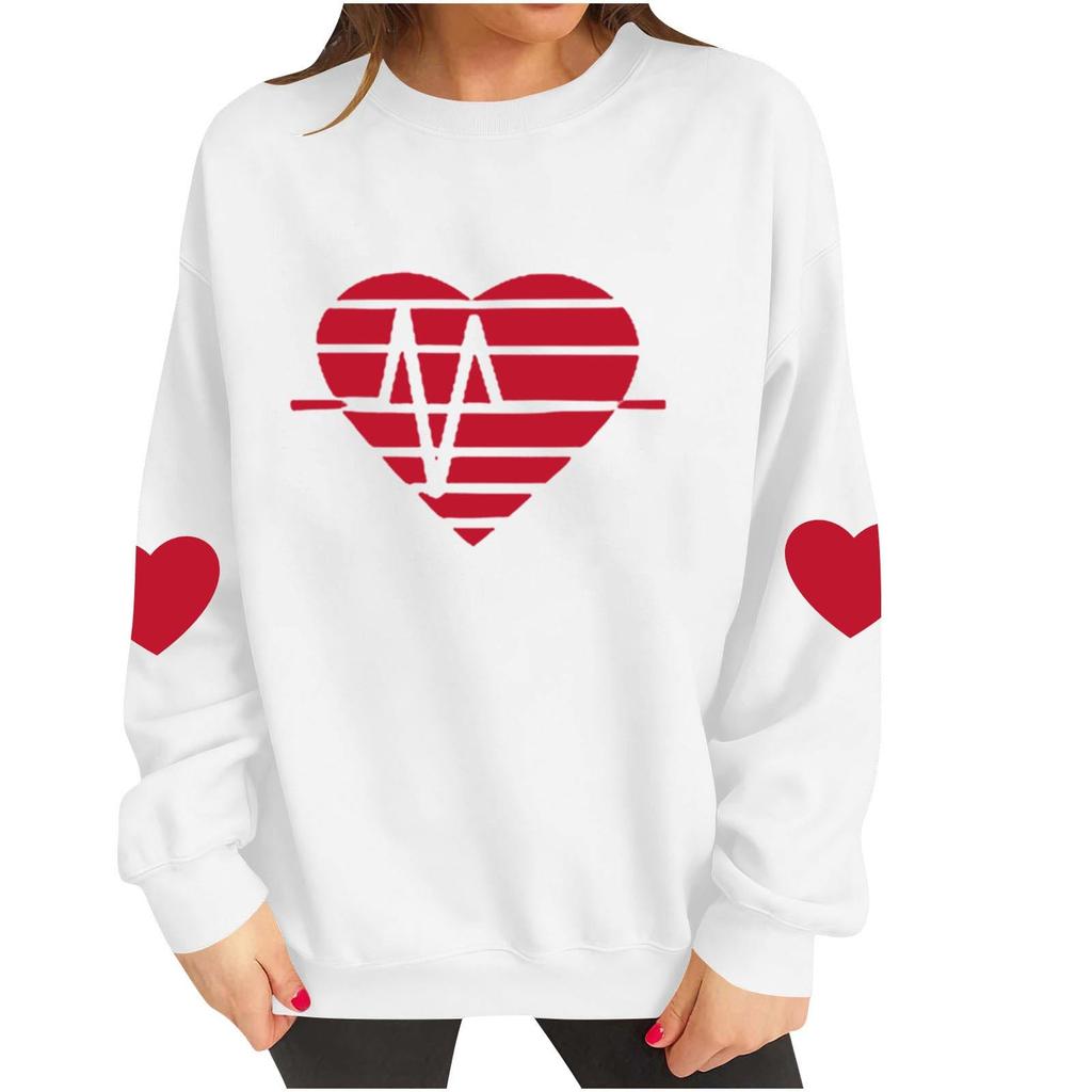 Modisches Damen Oversize Casual Daily Plus Size Langarm Kapuzensweatshirt