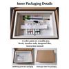 DIY Magnetic Folding Wooden Photo Frame, Tabletop Handprint Display Frame