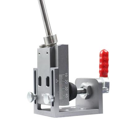 Toggle Clamp Pocket Hole Jig Locator with Drill Bit Carpenter Woodworking Tools Kit Push-pull Clip Fast Fix