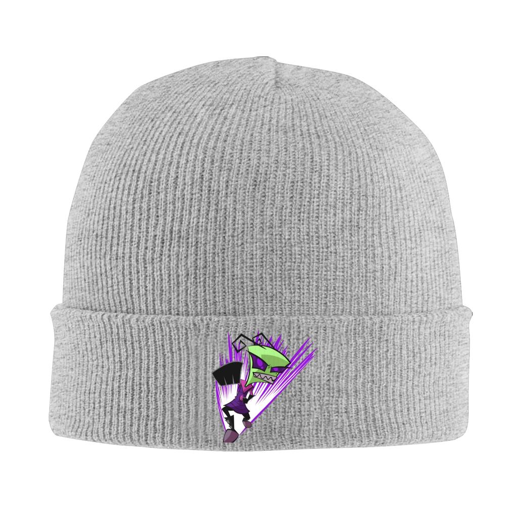 Invaders Zims Beanie Hats  Bonnet Hats Men Women Unisex Vintage Outdoor Sport Skullies Beanies Spring Printed Head Wrap Caps