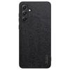 For Samsung Galaxy A35 5G Case Scratch-proof Wood Grain PU+PC+TPU Phone Back Shell