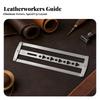 Belt Hole Positioning Guide Ruler Graduated Strap Alignment Template Rustproof