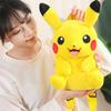 Pikachu Hooded U-shaped Neck Pillow Neck Pillow With Cap Traveling Car Pikachu Backpack Travel Neck Pillow