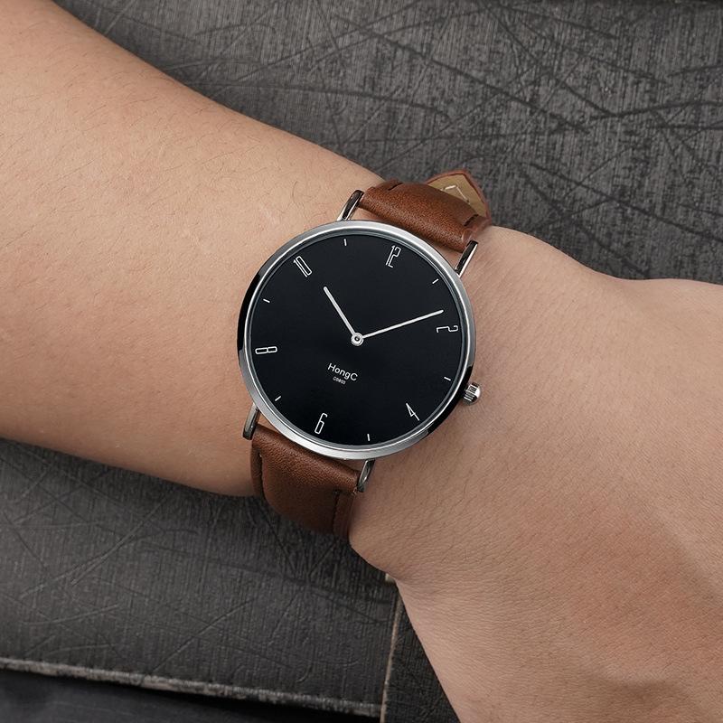Minimalist Waterproof Quartz Couple Watch - Men's and Women's Trendy Design C803