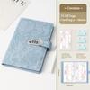 Waterproof Bank Deposit Folder Transparent Inner Page Money Collection Book