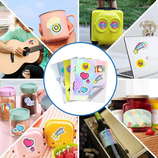 Convenient Waterproof DIY Printing Writable Inkjet Printer Sticker Paper School Supplies Inkjet Printable Vinyl