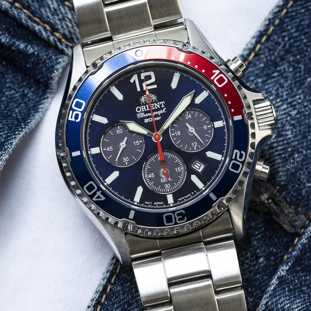 Orient RN-TX0201L - Mako Solar Panda - Marineblau JDM