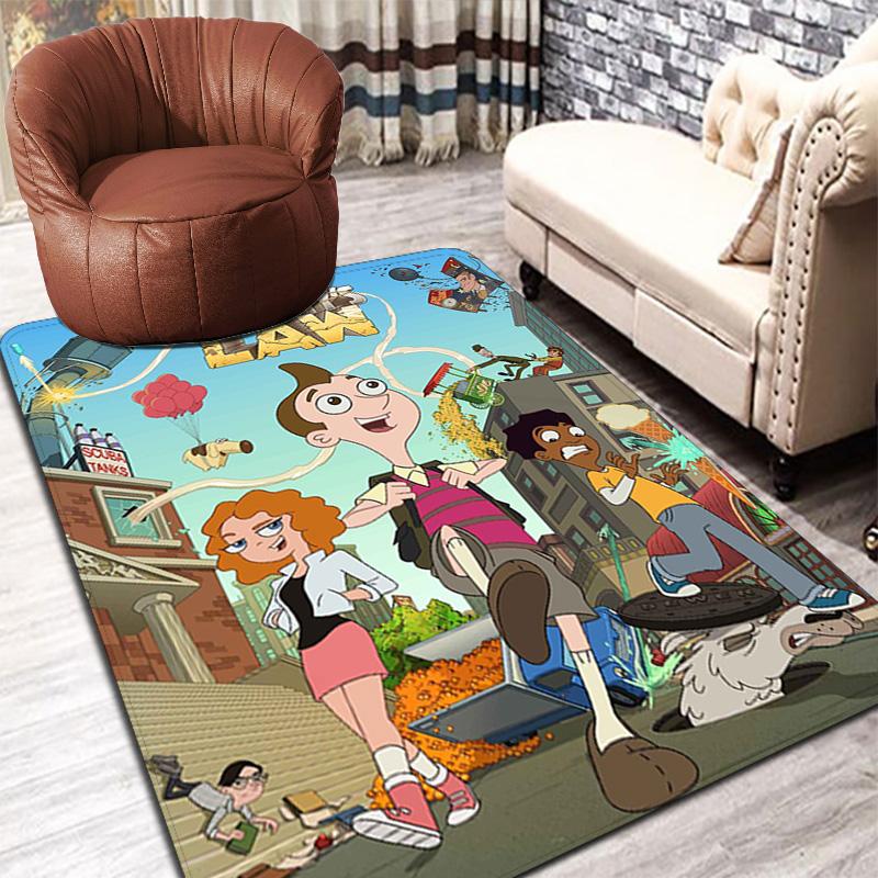 Milo Murphy's Law Rug Floor Mat for Living Room or Bedroom Soft and Comfortable Carpet a Gift for Birthday and Holiday.DFF0925487